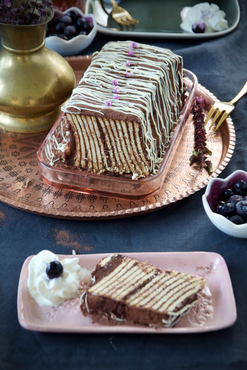 Cake Yakhchali - Fridge Cake کیک یخچالی