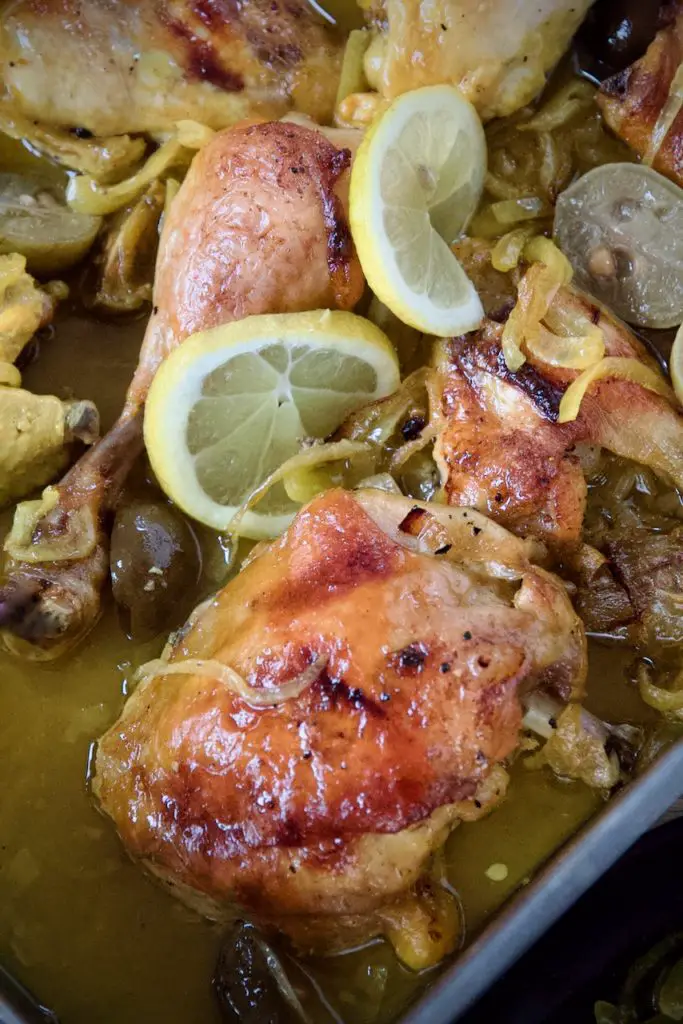Sheet Pan Dinner - Safran-Zitronen-Hühnchen