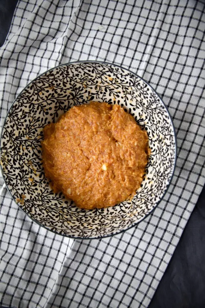 Kabab Tabei Morgh - Safran-Hähnchen-Hackfleisch کباب تابه ای مرغ